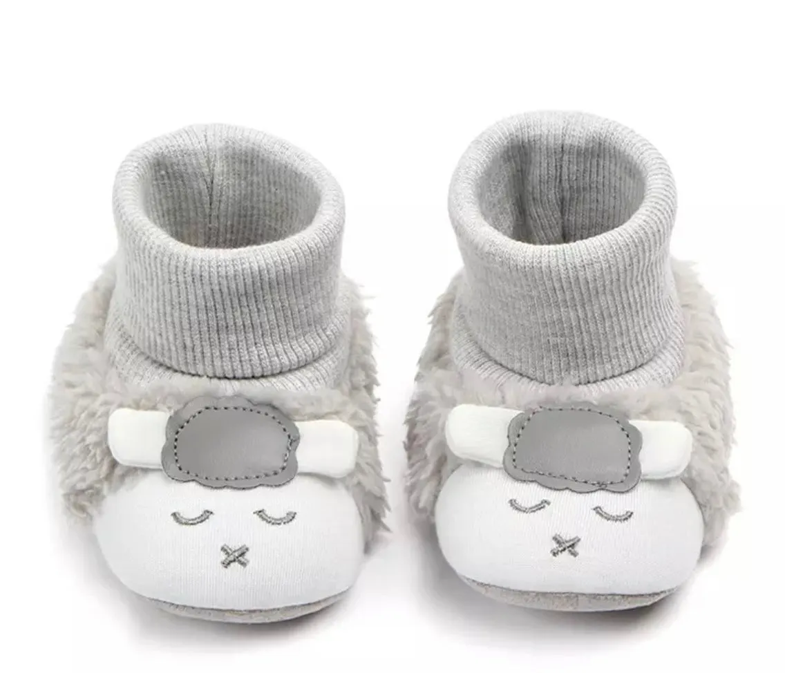 Sheep Baby Booties